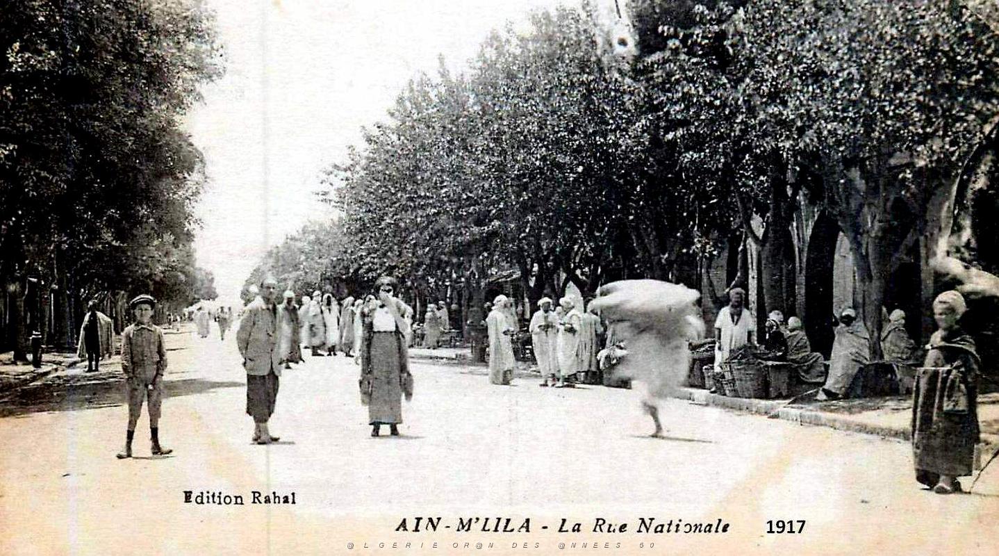Ain-M'Lila - Rue Nationale - 1917.jpg